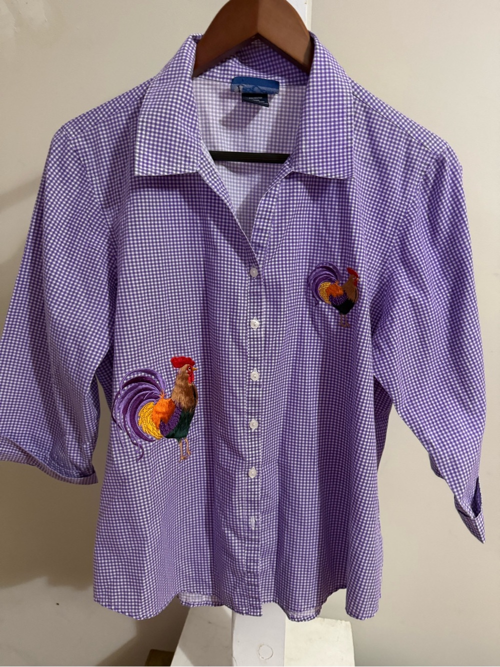 New Las Olas Rooster Blouse